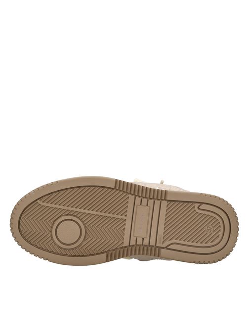 Sneakers in pelle ANDIAFORA | MEET NABUKSTONE-ROSA-ORO